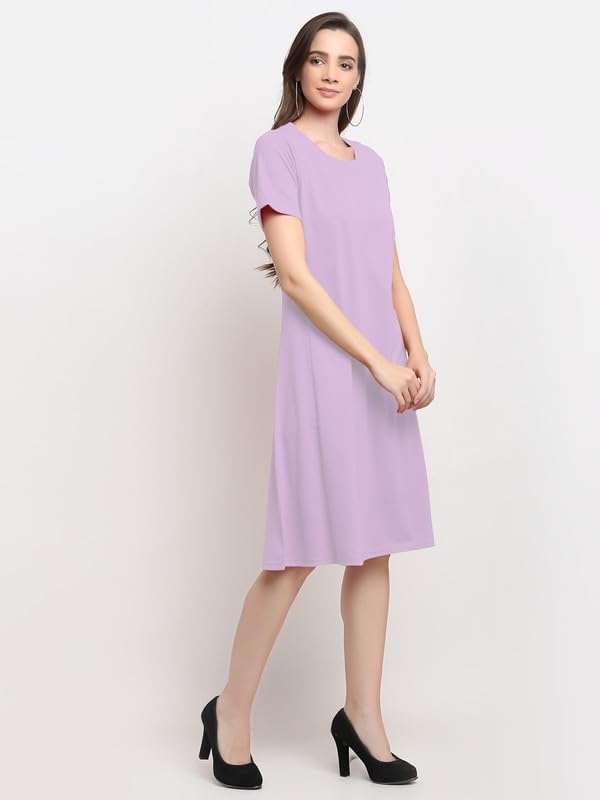 Image of Women's A-Line Cotton Midi Dress