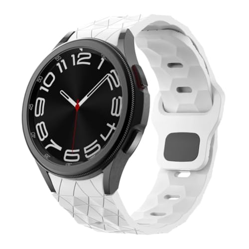 Image of WRIGSS Silicone Strap Compatible with Samsung Galaxy Watch 7 6 5 4 FE - No Gap Football Texture Band, Soft & Durable Replacement Wristband for 40mm 44mm Standard & Classic Models - Men & Women
