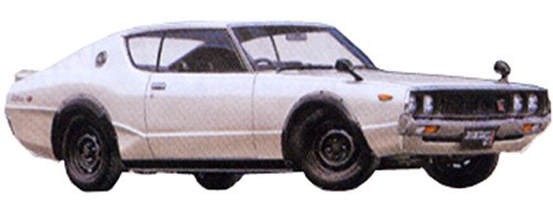 Skyline KPGC110 GT-R 1/24 miniature de collection en kit