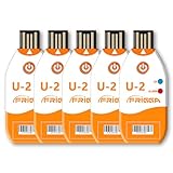 Frigga 5 Pack USB Temperature Data Logger Single Use Temperature Recorder 100 Days High Accuracy Thermometer Monitor 14400 Points with PDF CSV Report,U2