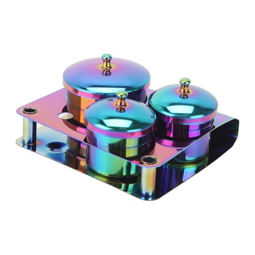 3 Piezas Equipos para Arte de Uñas Acero Inoxidable miniatura 1