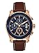 GUESS Men's Stainless Steel Casual Leather Watch