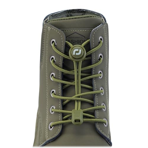 Image of RJ-Sport 72 Inches No Tie Shoe Laces - Extra Long Elastic Tieless Shoelaces for Boots, Plus-size Sneakers Roller Skates Shoes