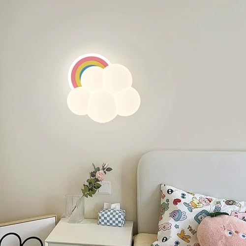Apliques de pared de nubes de burbujas acrílicas con iluminación LED infantil de 21W 4
