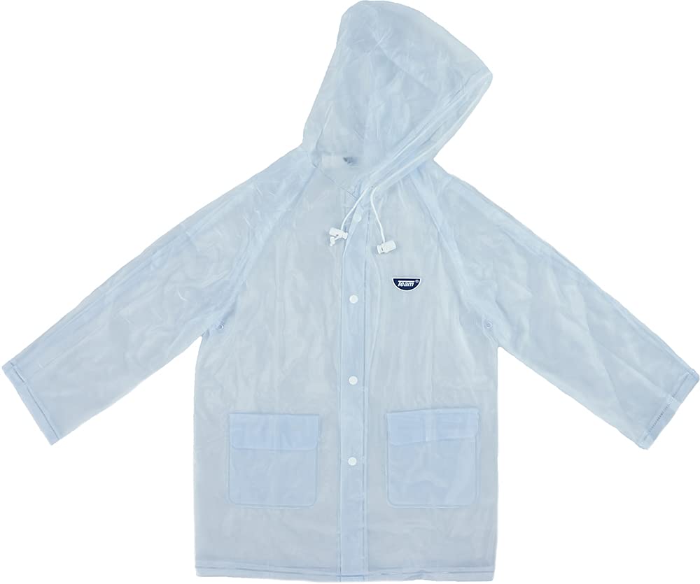 Kids Boys Girls School Clear Raincoat 