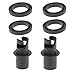 2 Pieces Plastic Inflatable Kayak Valve Adapter Air Pump Hose Replacement Accessories