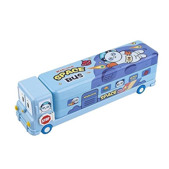 MF® School Pencil Box for Girls and Boys Compass Box for Girls with ...