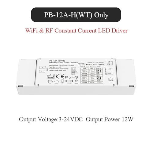 Transformateur LED constant WiFi dimmable intelligent 12W alimentation commande vocale - 2