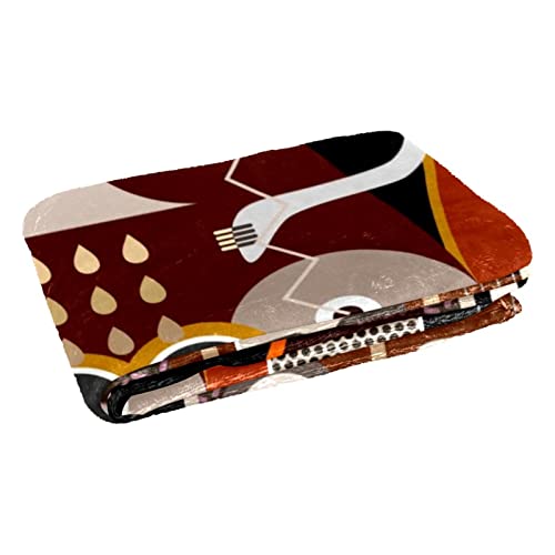 Instruments de musique imprimés couverture douce 150x100cm plaid lit canapé