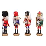 Décorations de noël élégantes : ces casse-noisettes aux tons pastel apportent une touche sophistiquée et festive à votre intérieur, s’harmonisant parfaitement avec n’importe quel thème de noël. figurines de casse-noisettes de noël, décorations de table casse-noisettes