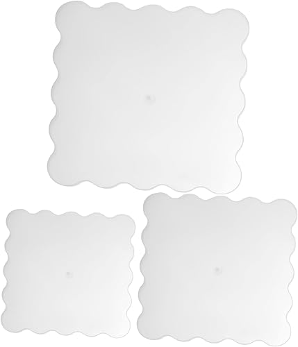 Miniatura 8 de HOMSFOU 15 piezas de molde de resina molde de postre molde de resina cuadrado molde de resina bandeja de fruta moldes de silicona bandeja de resina