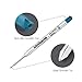 Unibene Parker Compatible Ballpoint Refills 12 Pack,1.0mm Medium Point-Blue, Smooth Writing Replaceable German Ink Tactical Pen Refills for Parker Ballpoint/UZI Pen