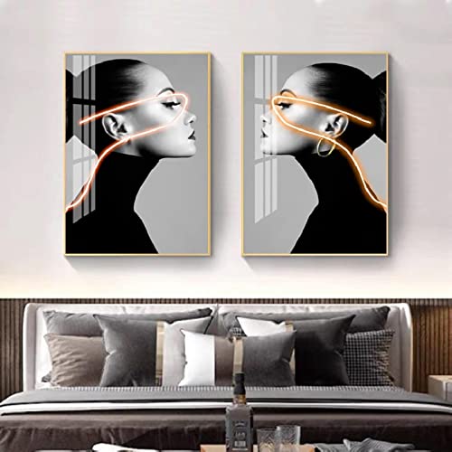 Affiche et impression murale KEBIA art moderne abstrait femme 60x80cm