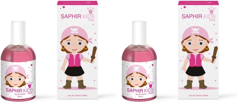 PARFUMS SAPHIR Kids Pink - Eau De Toilette Para Niñas, color...