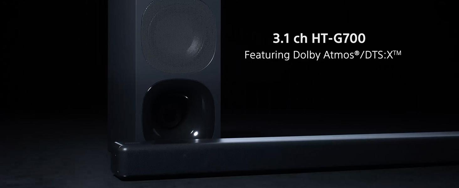 Amazon.com: Sony HT-G700: 3.1CH Dolby Atmos/DTS:X Soundbar with