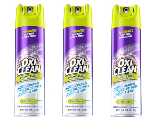 Kaboom 57037-35270 19 Oz Foam-Tastic Bathroom Cleaner With Oxi Clean (3 Pack)