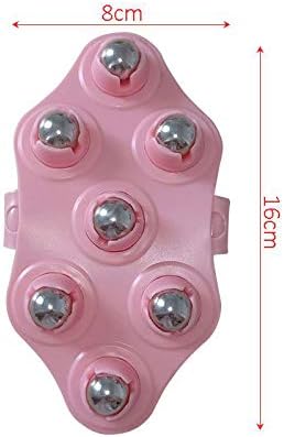 Miniatura 4 de Masaje corporal Roller Ball Glove Anticelulitis Alivio del dolor muscular Masajeador Cuello Espalda Hombro Pierna Masaje Stovepipe Meridian Brush