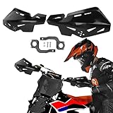 PRO CAKEN Universal 7/8' 22mm and 1 1/8' 28mm Handle Bar Hand Guards Nylon Bracket for Dirt Bike Motocross ATV for SX SXF EXC XCW-Black…