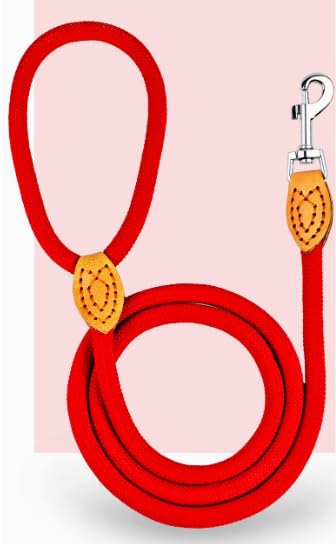 OSDUE Dog Leads for Small Medium Dogs, 3m Dog Training Leash Rope, Red