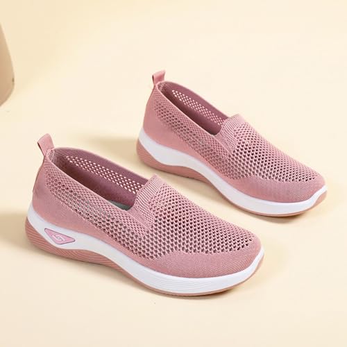 Women's Slip On Casual Shoes Comfortable Lightweight Flat Walking Footwear Versatile Everyday Wear for Leisure2