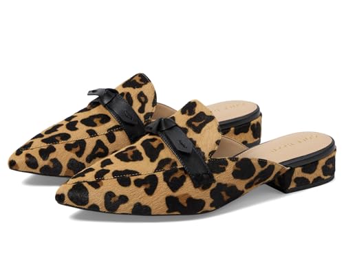 Cole Haan Women's Piper Bow Mule, Leopard Hair Calf Print, 8-B US