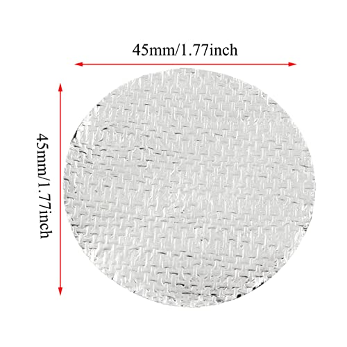 PZRT 5pcs Incense Burner Black Ash Catcher Pad 45mm Fireproof Mat High Temperature Cotton Pad Fire Cotton Incense Burner Accessories Fit for Incense Sticks Coils - Thumbnail 2