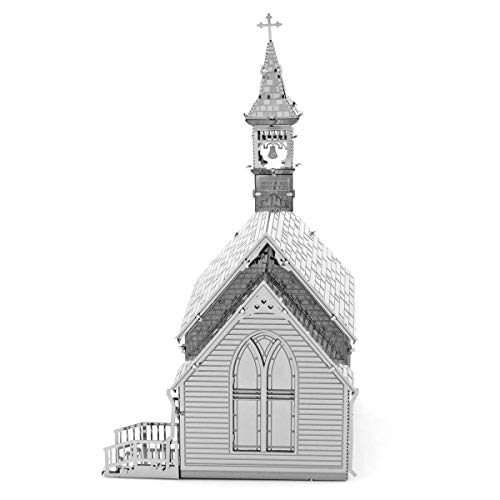 Fascinations Metal Earth Old Country Church 3D Metal Model Kit #TOP2