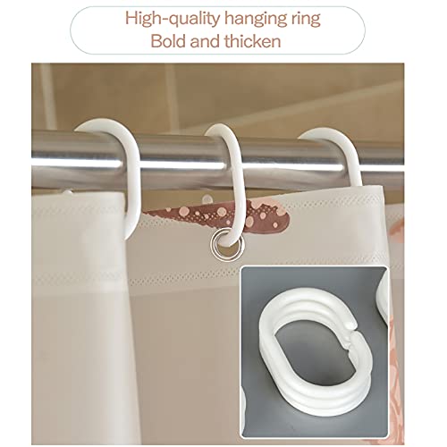 Rideau de douche qui ne colle pas avec son ourlet lesté imperméable 180x240