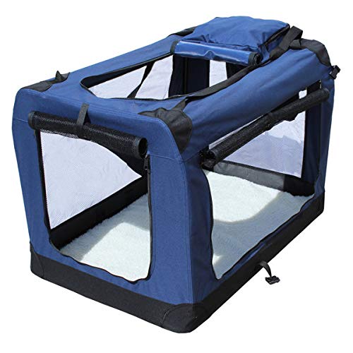 Caisse de transport pliable YATEK pour chien avec entrées multiples