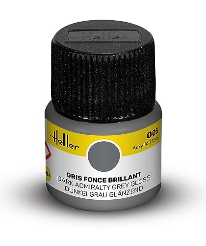 Heller - 9005 - Maquette - Gris Fonce Brillant