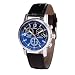 Big Luxury Men's Wrist Watch - Leather Watch Band - 40mm Analog Watch - Japanese Quartz Movement (B)
