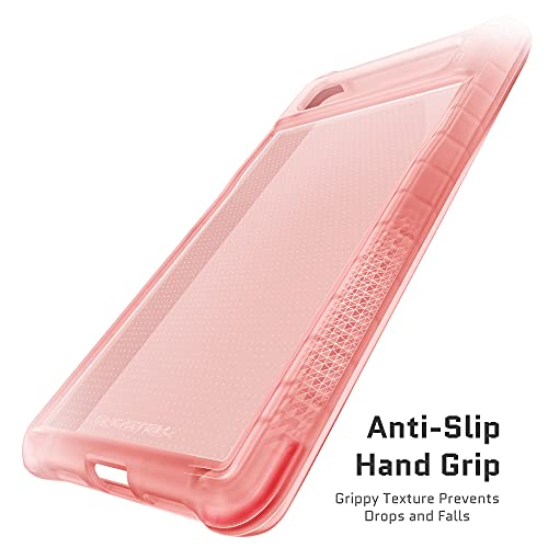 Ghostek Covert Pixel 6 Case Pink Clear With Slim Thin Design And Non-Slip Grip Bumper Supports Wireless Charging Shock Protective Phone Cover Designed For 2021 Google Pixel6 5G (6.4) (Sorta Pink) #TOP3