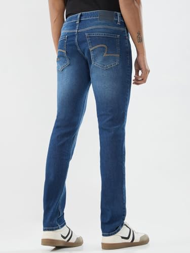 Image of Spykar Men's Rover Regular Fit Mid Rise Casual Jeans