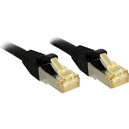LINDY Câble réseau Cat.7 S/FTP, cuivre, LSOH, 600MHz, Noir, 3m