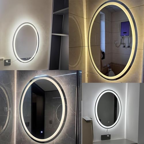 Miroir LED tactile variable pour en finir avec la buée de douche