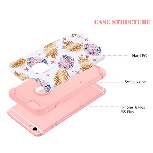 BENTOBEN Cover iPhone 6 Plus Ananas