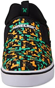 HEELYS Men's J3t-fx Minecraft Wheeled Heel Shoe, Black/Orange/Blue, 11 | Image 5
