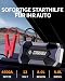 CARHEV Starthilfe Powerbank für Pkw, 4500A Starter Powerbank (Bis Zu 8,0L Benzin Oder 8,0L Diesel), Booster Auto Starthilfe mit LED, Jump Starter mit Starthilfekabel und 2 USB Ausgänge