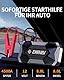 CARHEV Starthilfe Powerbank für Pkw, 4500A Starter Powerbank (Bis Zu 8,0L Benzin Oder 8,0L Diesel), 12V Booster Auto Starthilfe mit LED, Jump Starter mit Starthilfekabel und 2 USB Ausgänge