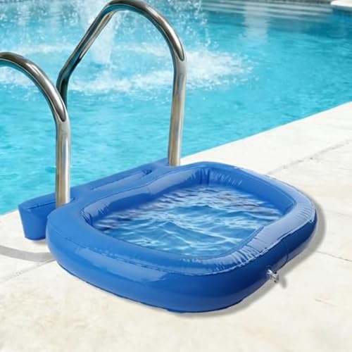 Lavabo para piscina con mango plegable y suelo antideslizante 3