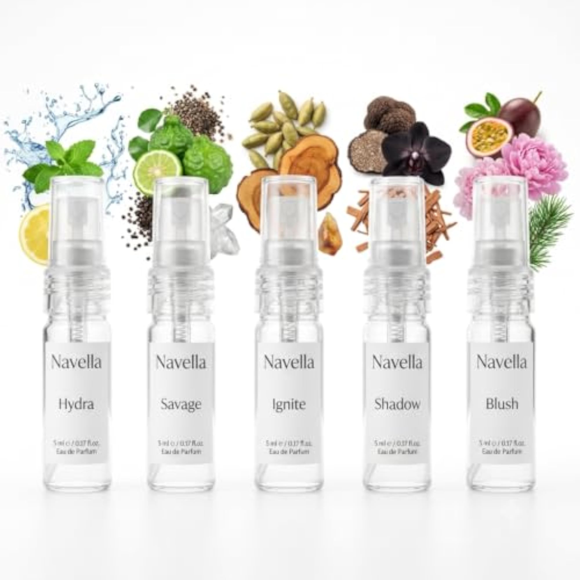 Discovery Kit of 5 Luxury Mini Perfumes, 5ml Each