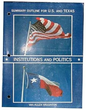 Paperback Summary Outline Us&Texas Institutions&Politics Book