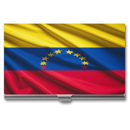 Porte-cartes de visite fin Venezuela en métal pour vos rendez-vous professionnels