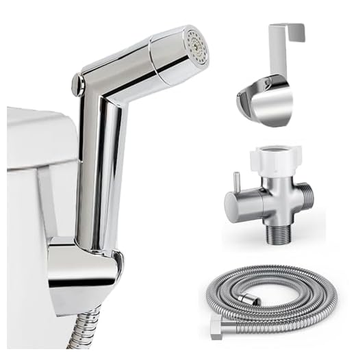 Purrfectzone Bidet Sprayer for Toilet and Baby Cloth Diaper Sprayer- Easy to Install, Great Hygiene with Less Money Spent (Chrome)