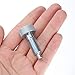 HARFINGTON 2pcs Spring Plunger with Knurled Handle M10x1.5 Pin Dia. 5mm Retractable Quick Release Pins Carbon Steel Lock Out Type Index Plunger for Industrial Equipment