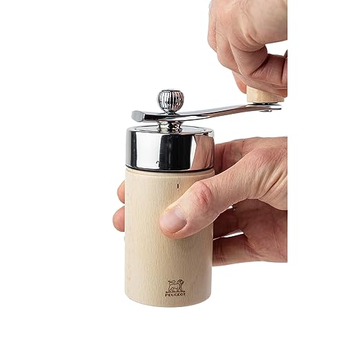 Foto von PEUGEOT - Muskatnussmühle Isen 15 cm - Stahlmahlwerk - Buchenholz und Edelstahl - Aus Holz mit PEFC-Siegel - Natur