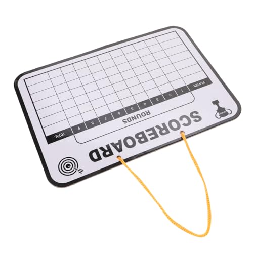 Pizarra doble de borrado para puntaje de golf portátil miniatura 1