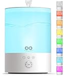 Everlasting Comfort 2.5L Top Fill Humidifiers for Bedroom - Quiet Easy to Fill & Clean, 24HR Runtime, Night Lights, Timer, Corded Cool Mist Humidifier, Auto Shut-Off, Essential Oil Diffuser