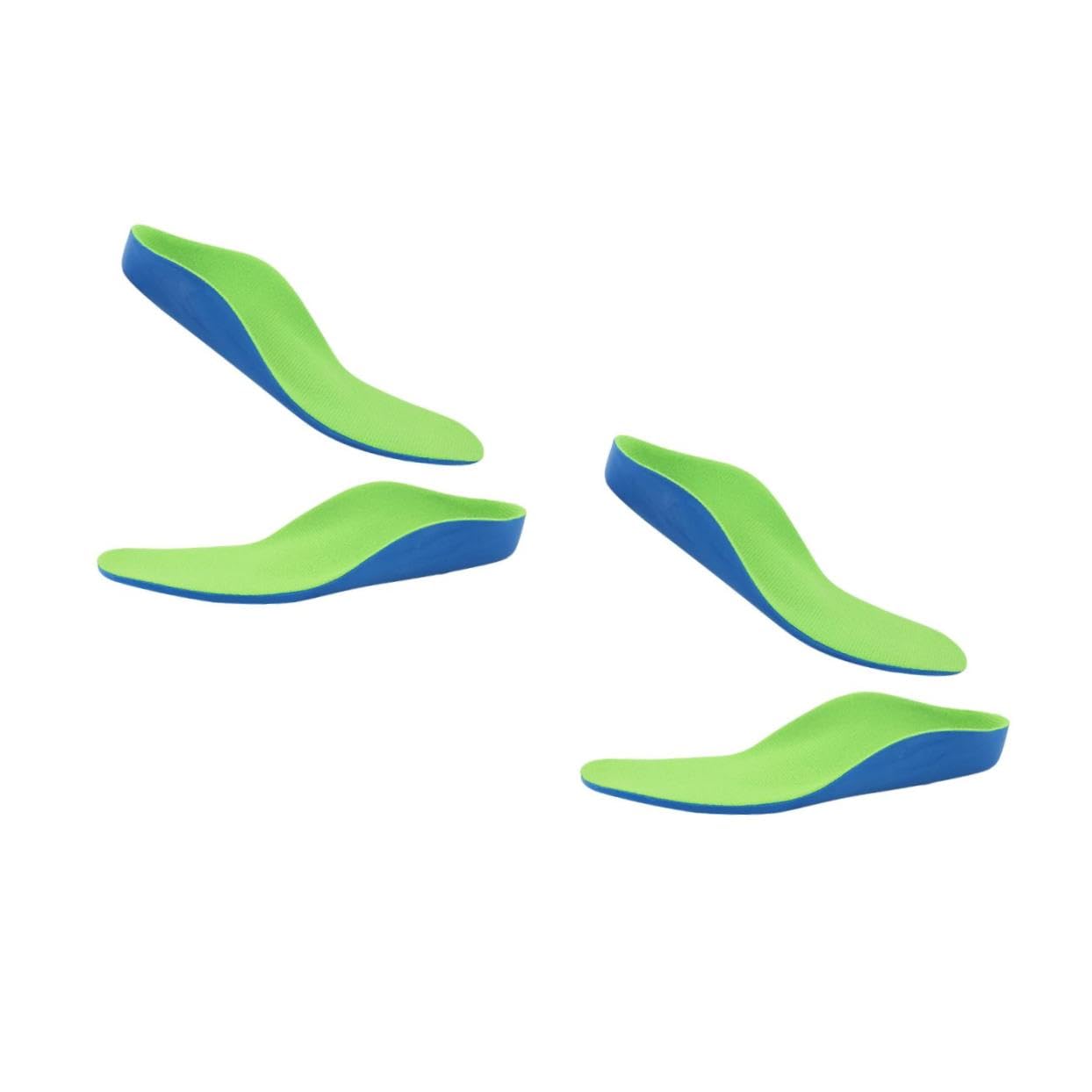 FRCOLOR 2 Pairs Flat Foot Corrector Insoles for Boys and Girls Arch Support Shoes Inserts Flatfoot Arch Support Size 34