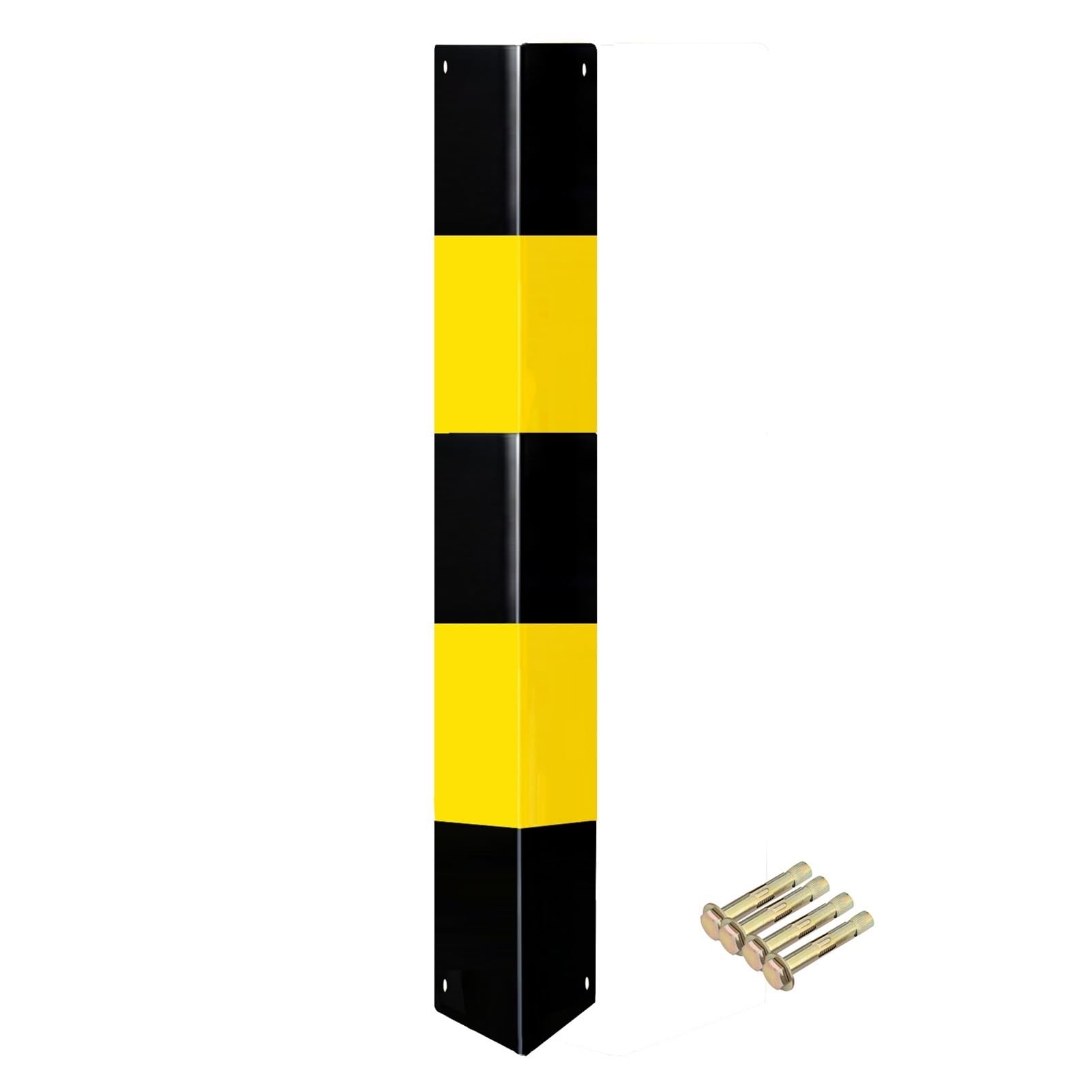 Plaque de protection d'angle 90° inox pour station-service et mur